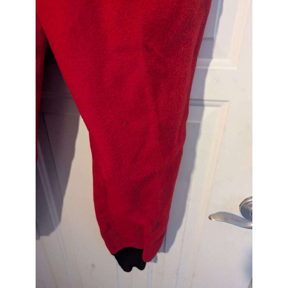 Chippewa Falls Woolen Mill Solid Red Hunting Pants Vintage 1950's 32x34 - Picture 2 of 15
